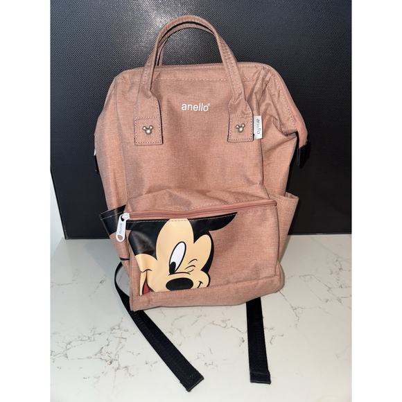 anello Handbags - Anello Mickey Mouse backpack Pink Mauve Cooler Disneyland Travel Bag